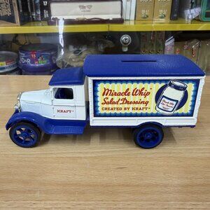 Ertl - 1931 Hawkeye Kraft Miracle Whip Bank With Key Diecast